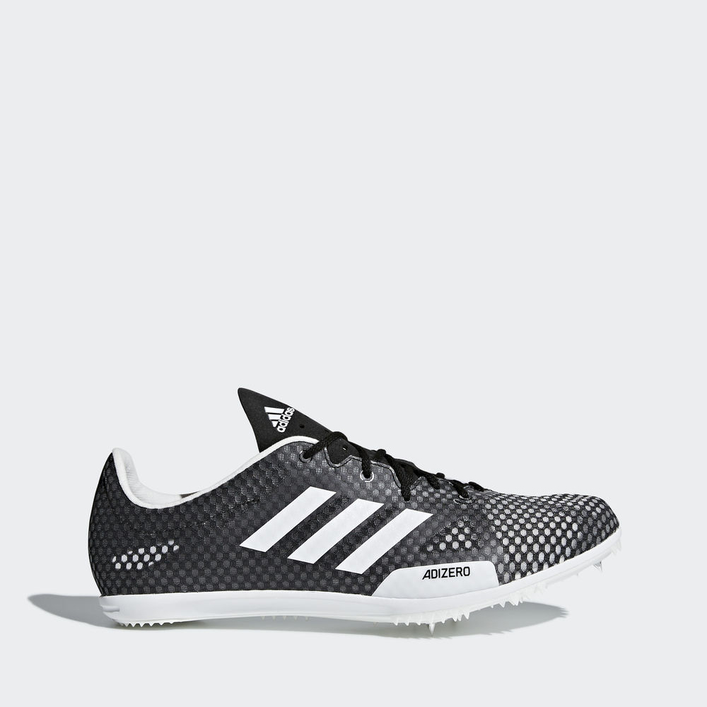 Adidas Adizero Ambition 4 με καρφια - παπουτσια για τρεξιμο ανδρικα - Μαυρα/Ασπρα/Πορτοκαλι,Μέγεθος: